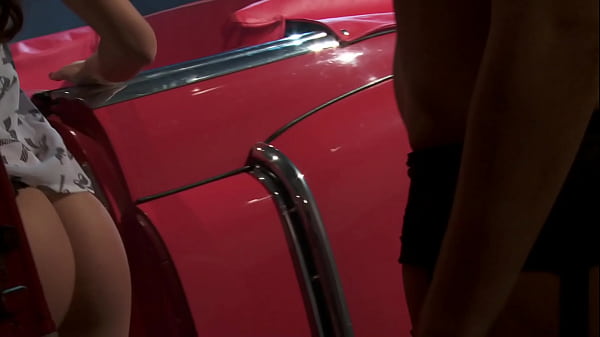 Celeste Star And Linsey Mckenzie Fuck On The Roof Of A Vintage Car
