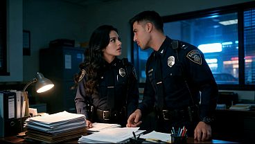 policewoman is fucked in an alley without mercy - AI generated content