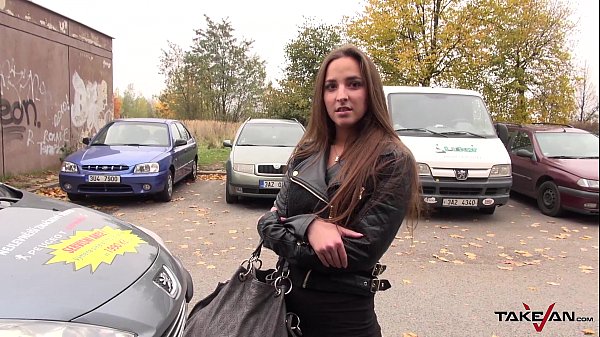 Takevan Endless party for young petite party girl with big ass fucked in van