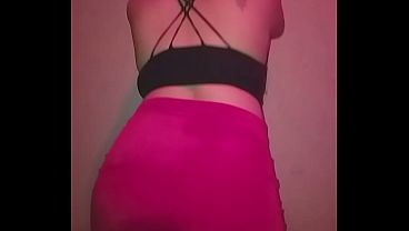 Little slut twerks while begging for dicks to fuck good