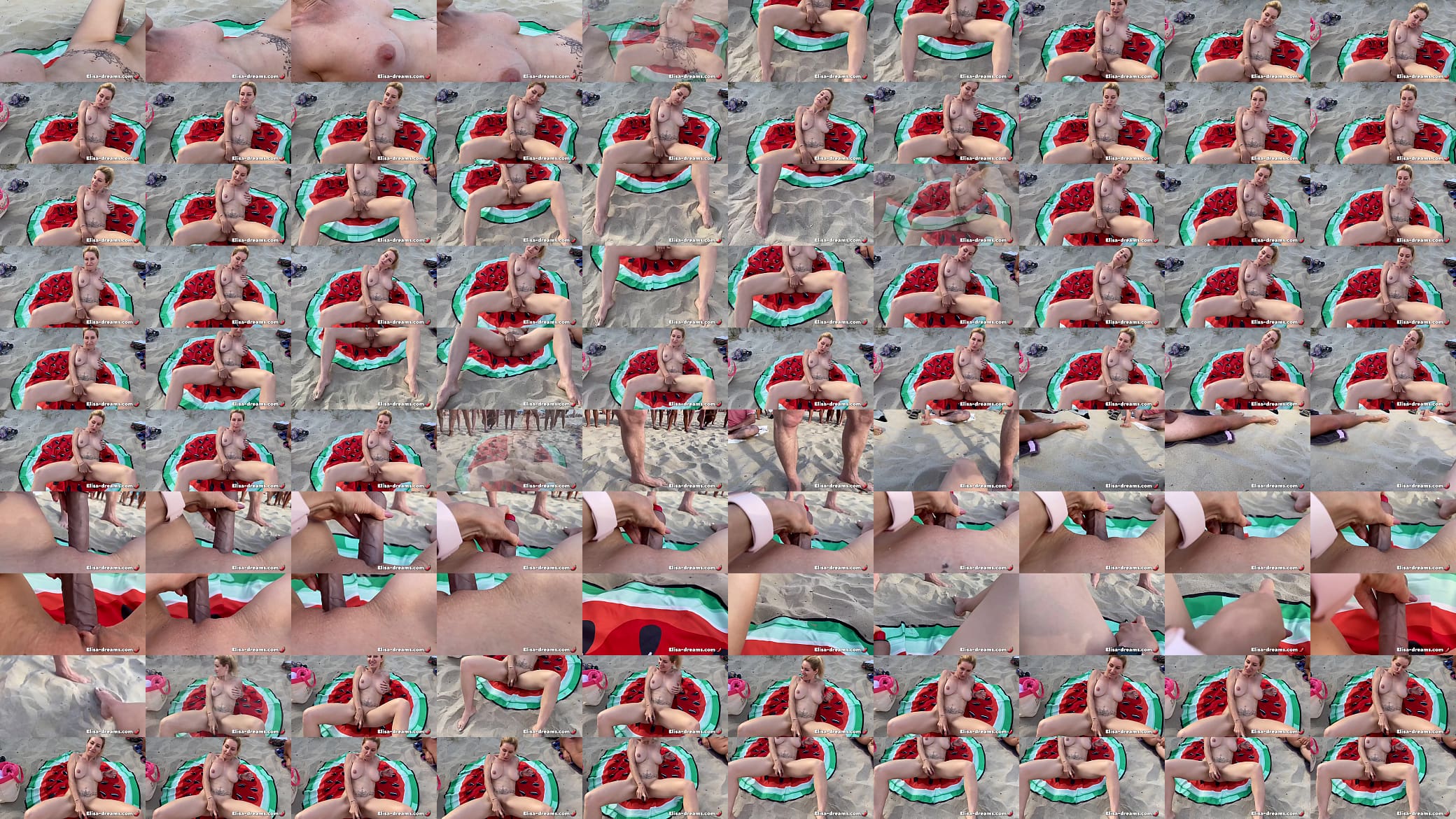Masturbation at beach in front of voyeurs 预览图