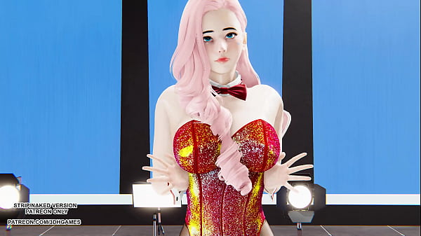 Download Video - &lbrack;MMD&rsqb; HyunA - Lip & Hip Ahri Seraphine Sexy Kpop Dance League Of Legends KDA Uncensored Hentai