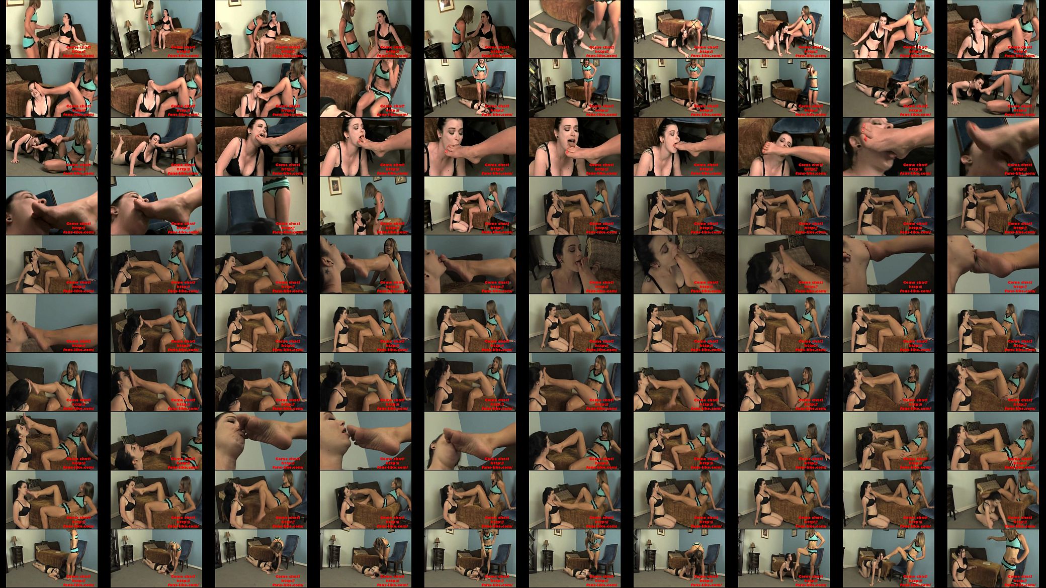 Lesbian mistress use lesbian foot slave-lesbians 预览图