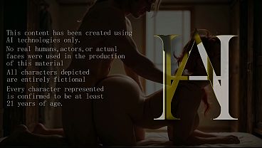 The Third Corners : Redhead Gets Her Huge Ass Pounded Raw While Husband Watches From Behind The Door - [AI]