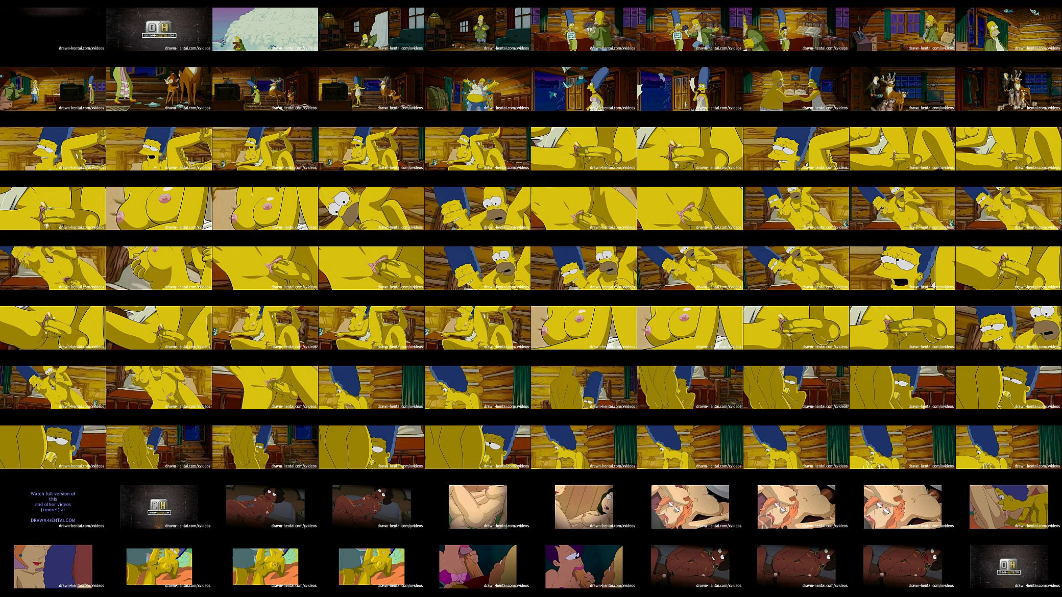 Simpsons Hentai - Cabin of love 预览图