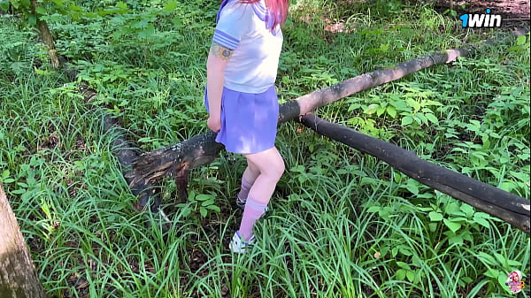 Download Video - Walk In Forest Ends For Cutie With Creampie by Stranger POV - Outdoor Sex - Unicorninhoody