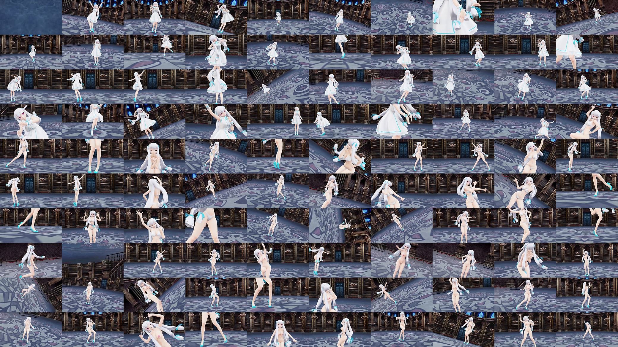 MMD R18 T A I M A N I N Nanase Mai R18 Deep Blue Town 预览图