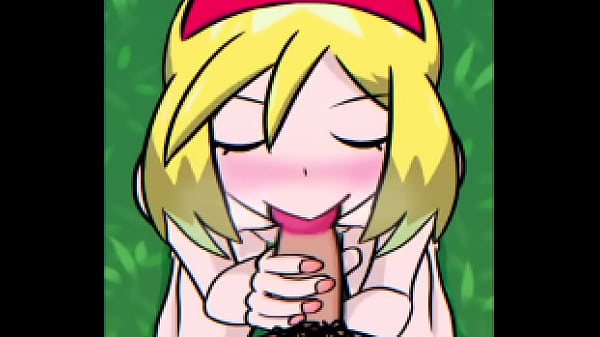 [PokemonLedends] Irida gives a blowjob.
