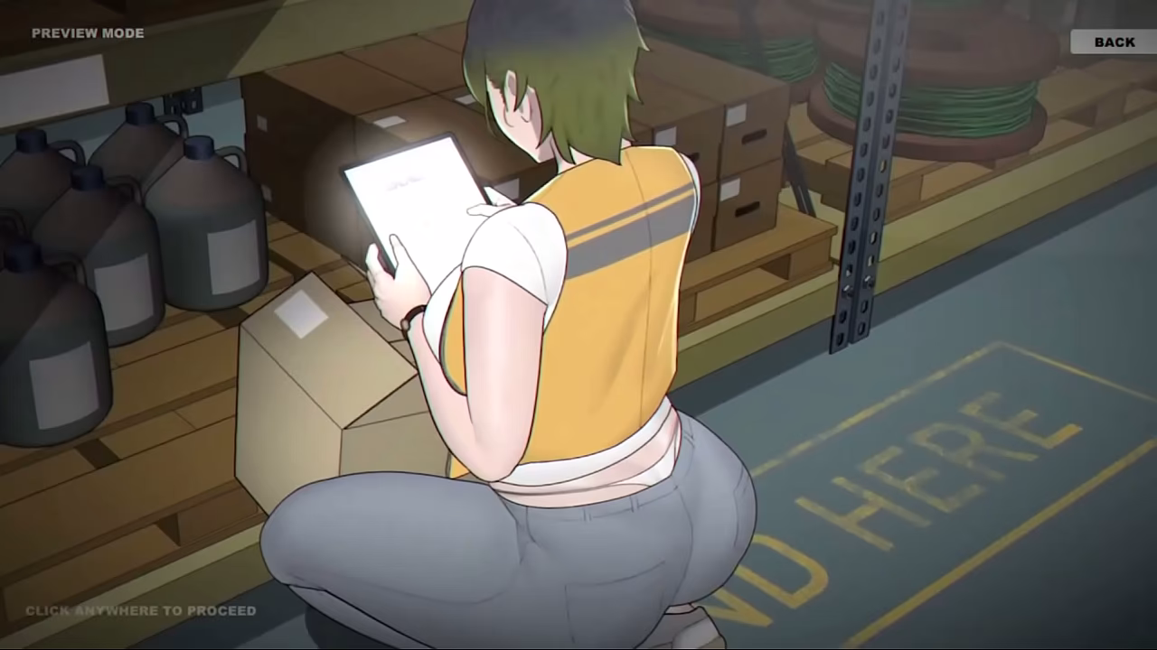 Emily Taking The Inventory