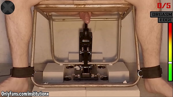 Restrained For Ruthless Prostate Milking Procedure