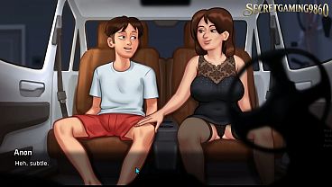 Cock Hungry BBW Stepmom Seduces Stepson into Hot Sex in Her Bed - Summertime Saga Part 49 By DarkCookie, 3D Porn Game