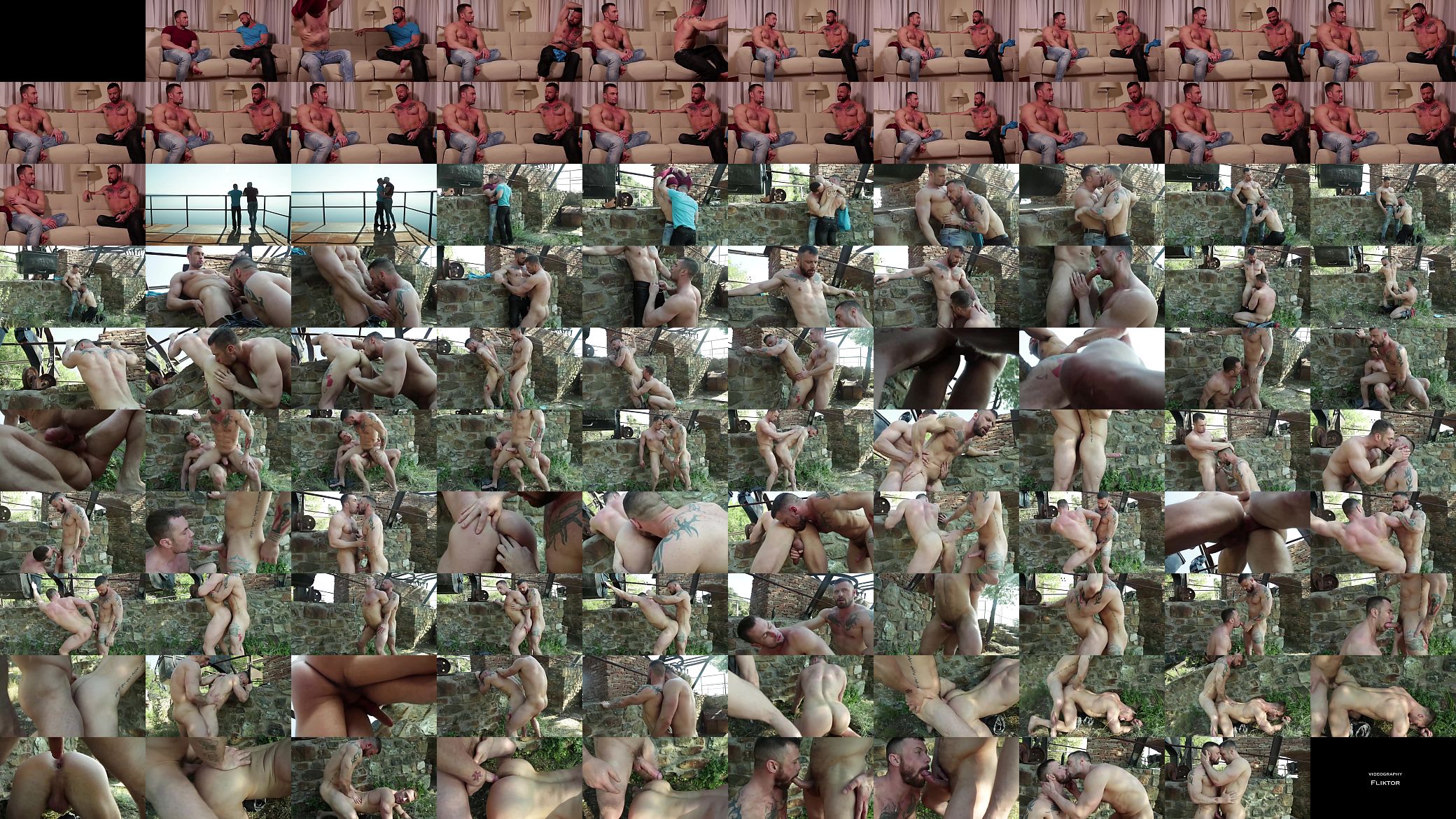 Flipflop bareback Sergeant Miles Stas Landon outside 预览图