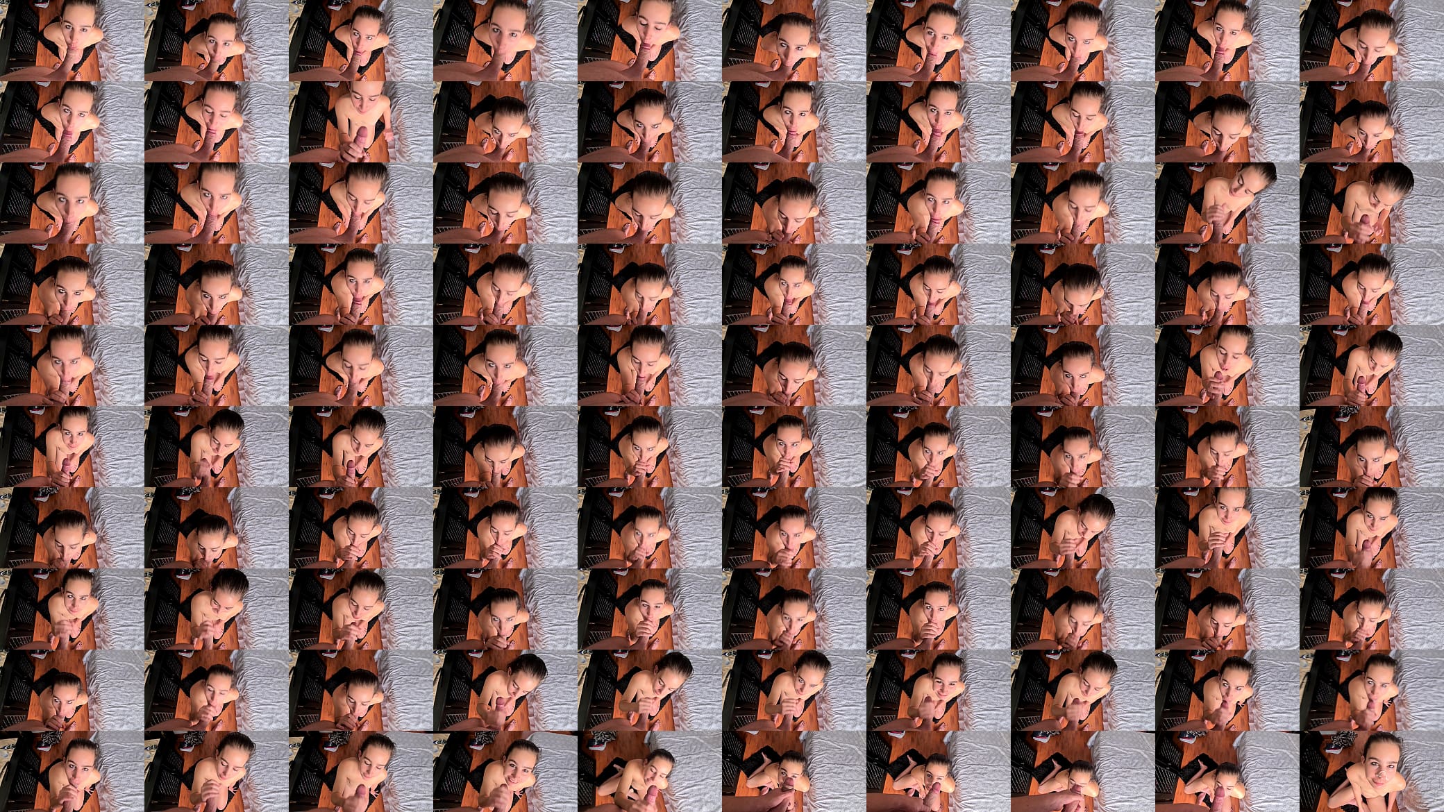 Crossed eyed bitch gets a cum facial | AHEGAO 预览图
