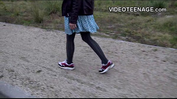 brunette teen does porn casting