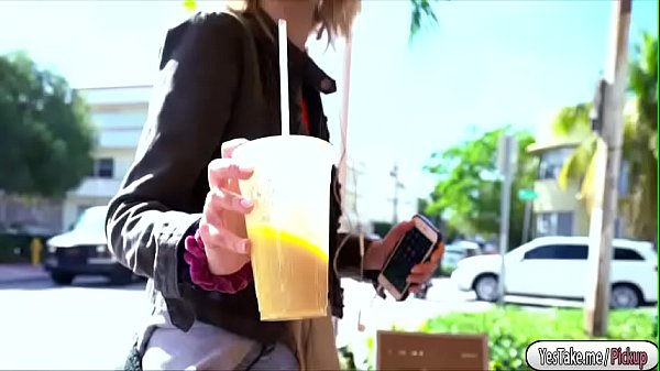 Pretty blonde Haley Reed gets horny and fucked by stranger