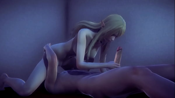 Hentai Uncensored - Sexy elf fucked by 2 boys p...