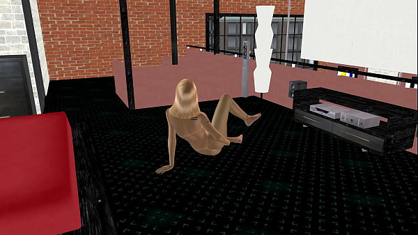 3D Animation Porn Video of a Beautiful big breasted girl Fingering Her Pussy