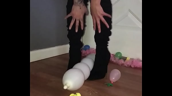 Latex crush in my boots