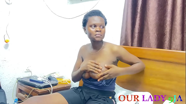 Download Video - Big Tit Ebony African babe Wanted A Big Dick&comma; So She Ordered From A  Hook site And This Happened