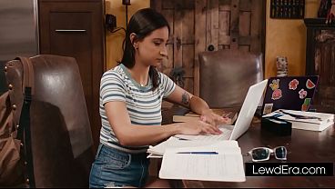 Hailey Rose Found Classmates Porn and Became a Total Slut