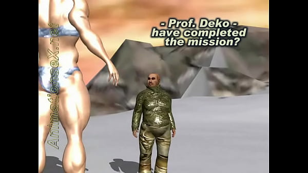 Giant tall women android  from future