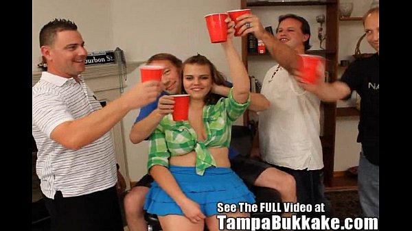 Big Tit Southern Chick Anal Bukkake!