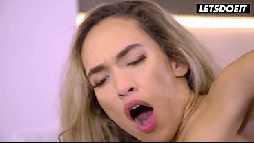 Download Video - Busty Blonde Latina Gets Her Hairy Pussy Devoured on the Kitchen Counter