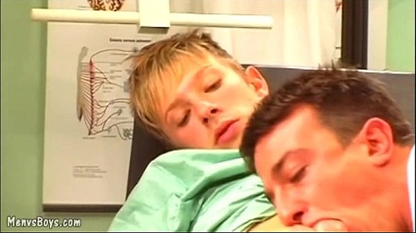 Download Video - Horny gay doc seduces an adorable blond youngster