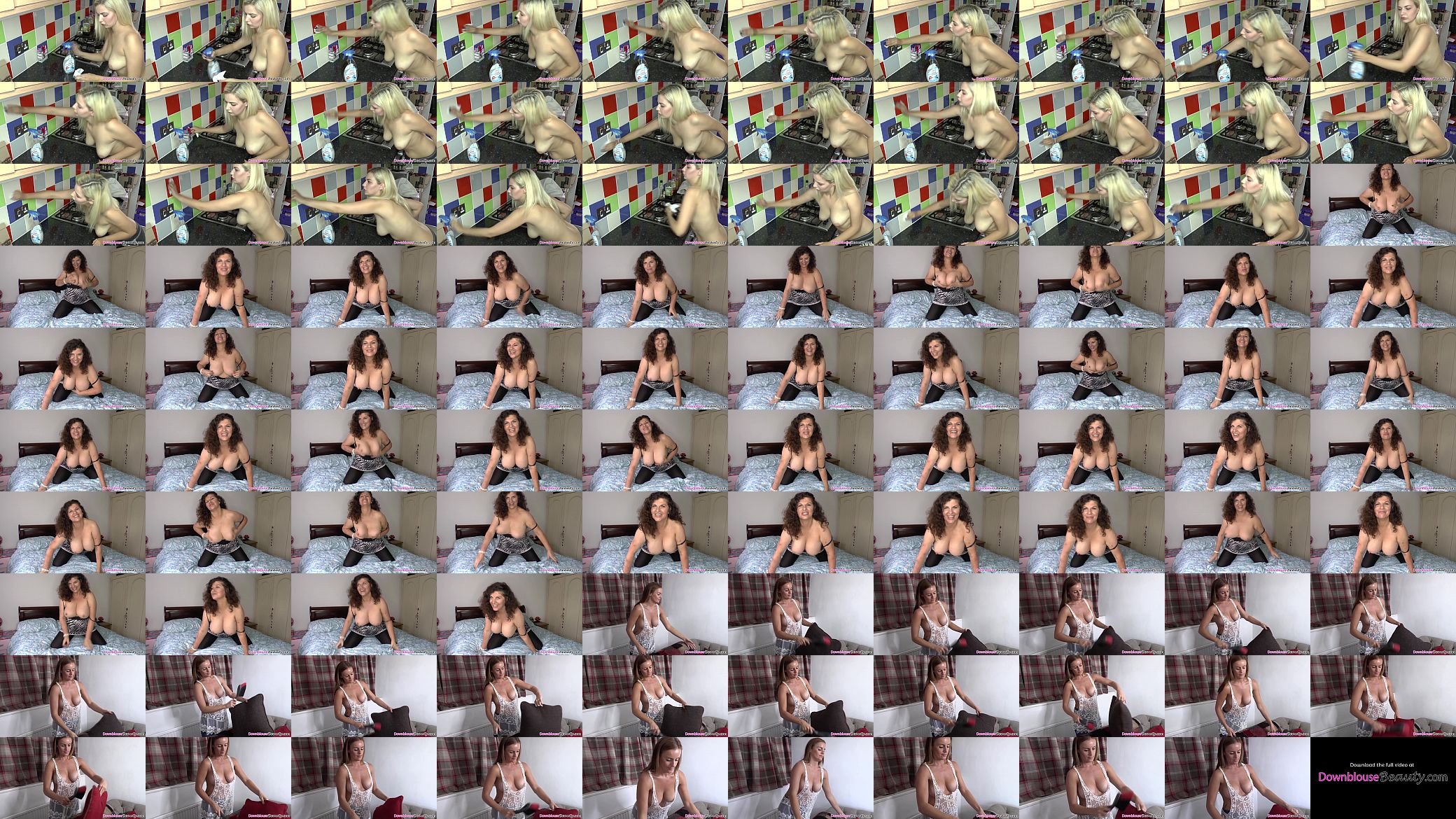 Hot big boobs mature woman shaking tits and teasing 预览图