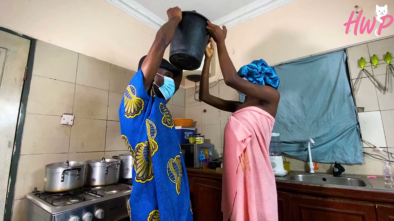 (HAFX) A LOCAL GHANA MAN FUCKS HIS VILLAGE HOUSE GIRL FUCKS HIS BIG COCK