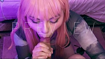 Stepsis locks me in her room to suck me off before our parents get home - Full Video