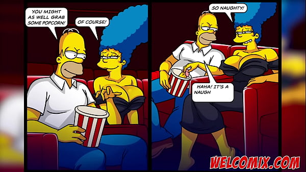Naughtiness at the movies! The Simpsons Porn Comics