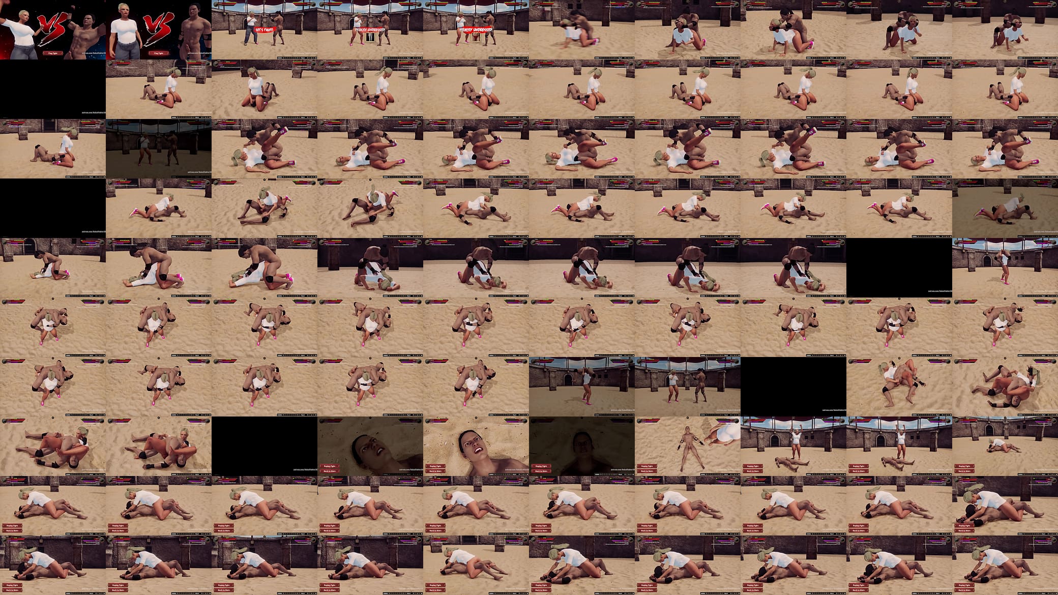 Felicity VS Giulius (Naked Fighter 3D) 预览图