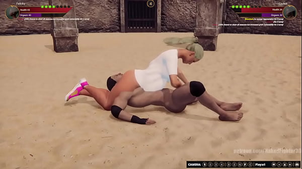 Felicity VS Giulius (Naked Fighter 3D)