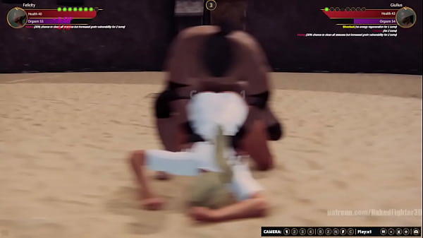 Felicity VS Giulius (Naked Fighter 3D)