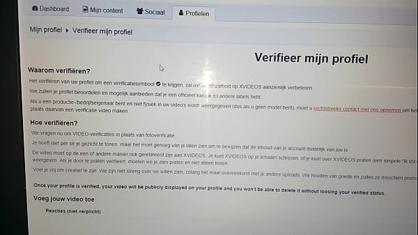 Verificatievideo