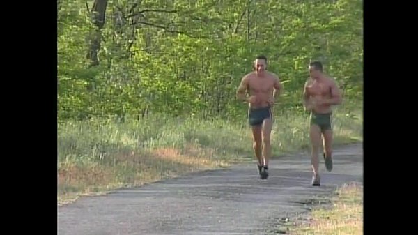 Hungarian boys fuck after a jog