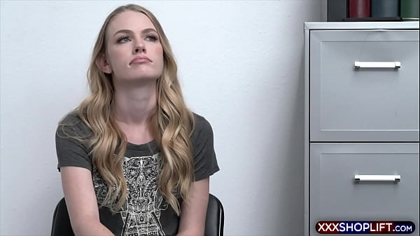 Super skinny and cute shoplifter teen fucked