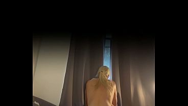 Hot Blonde MILF Rides Big Cock Low Angle Portrait 9:16