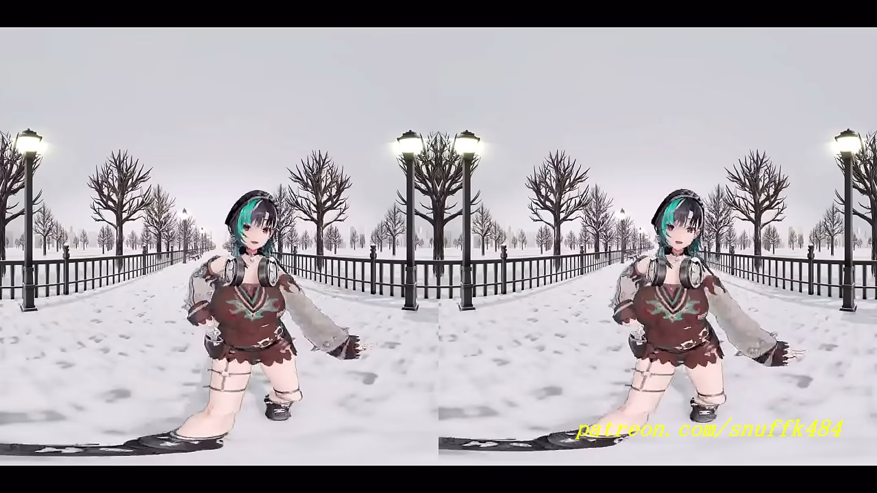 VR180 mmd Chihaya Dance 3d hololive Hentai