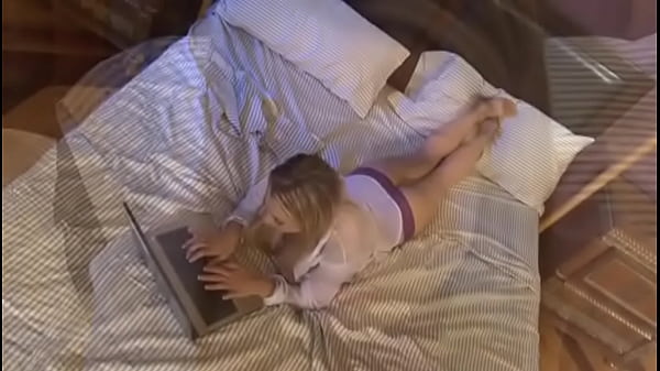 Blonde Sweetie Pleasures Her Boyfriend In Her Room