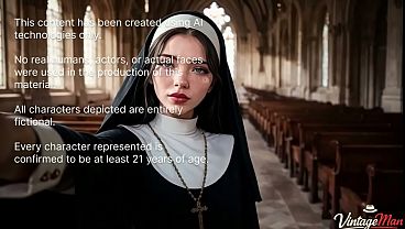 Nun forgot to pray in front of priest and was harshly punished[AI]