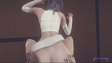 Genshin Impact Yaoi - Venti Arcont POV Fucked Doggy Style (uncensored) - Japanese asian manga anime game porn femboy sissy