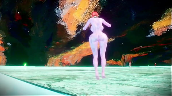 Solo Culo - Culo desde ceca - Striptease de Chica Robot Muñeca Moviendo el Culo - RTX - Animaciones con fisicas de Culo