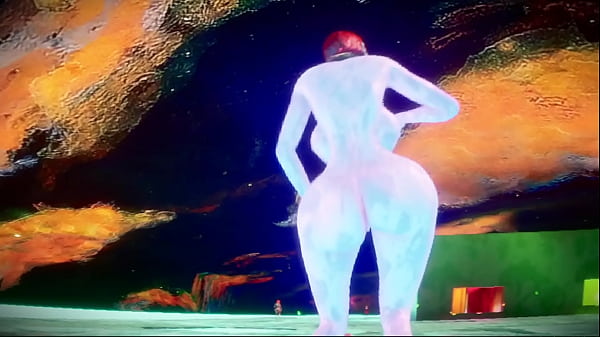 Ass Only - Ass from the Bottom - Robot Doll Girl Striptease Moving Her Ass - RTX - Butt Physics Animations