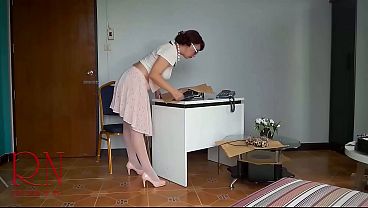 Upskirt secretary. SeXretary. No panties office milf. Nude office.  Naked secretary at office. Undressing employee. 137