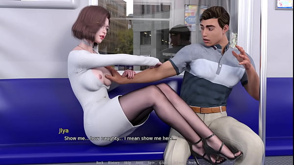 Download Video - very horny train ride&period; shaved pussy