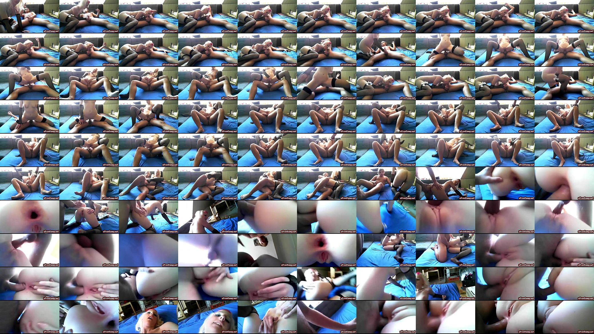 Hot pale college punk babe gets fucked in pussy and ass 预览图