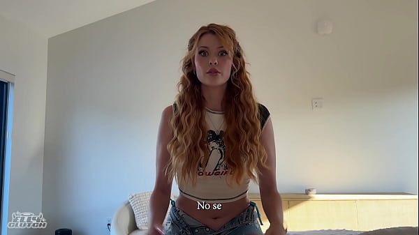 EXPERIMENTING with STEPSIS! Can I last long in her tight pussy? (SPANISH SUSBTITLES)