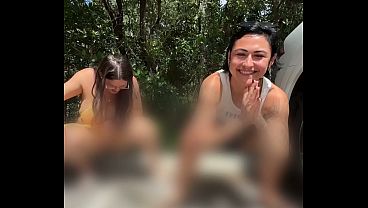 Dani Valentina   Josie Jaxxon Peeing Outside